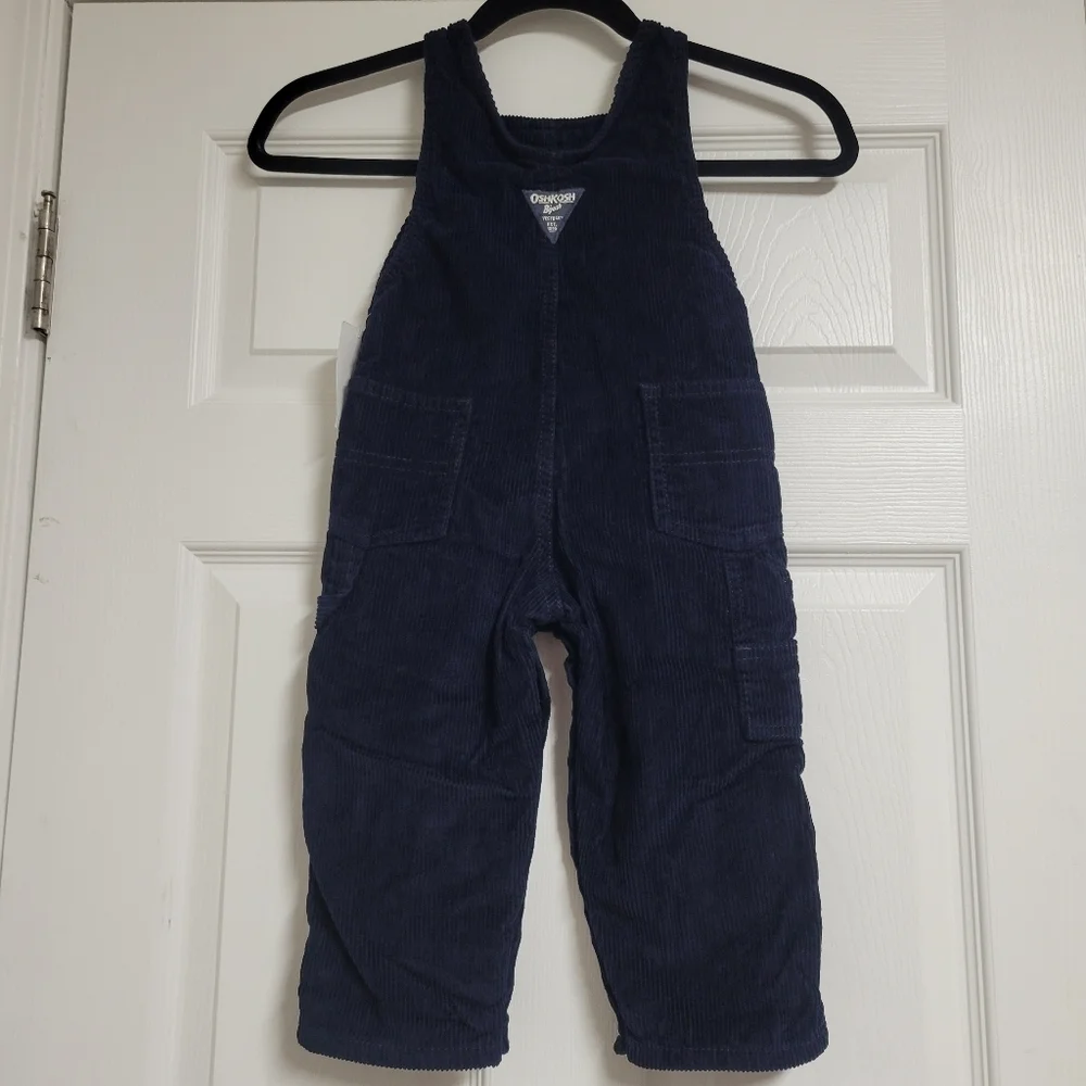 Oshkosh B'gosh NWT Corduroy Baby Overall 24 Months.
